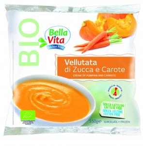 Bellavita Organic cream of pumpkin and carrots 550g
